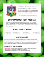 Corporate Fruit Bowl Handout Preview