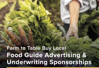 Farm to Table Buy Local Advertising & Underwriting Sponsorship Opportunities
